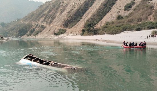 Ramechhap bus accident update: death toll reaches 12