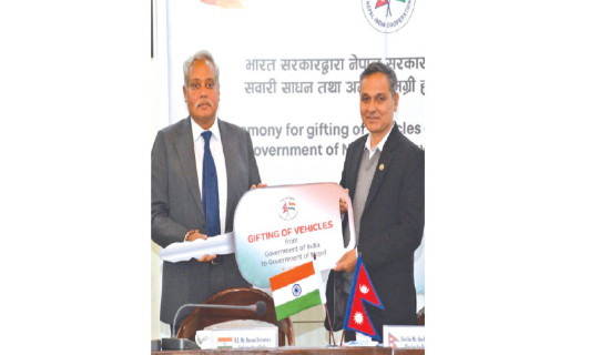 India hands over additional 223 vehicles to Nepal