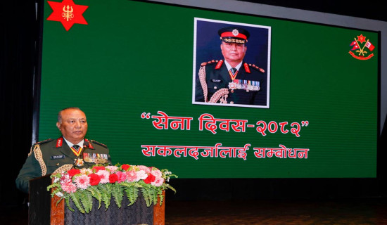 CoAS Sigdel issues directive for peaceful conduct of HoR election