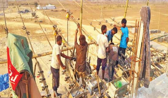 Triyuga bridge almost ready to link Udayapur