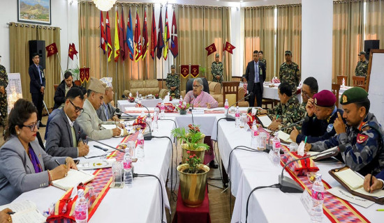 PM Karki updated on election security in Gandaki Province