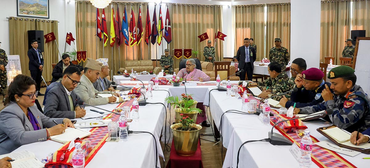 PM Karki updated on election security in Gandaki Province