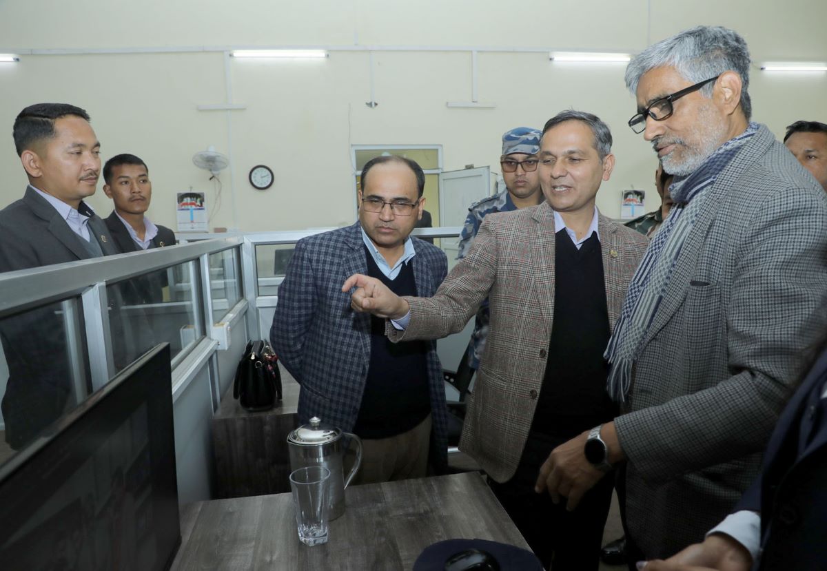 Home Minister Aryal visits RSS Media Museum