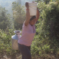 Holi celebration at Basantapur (Photo Feature)