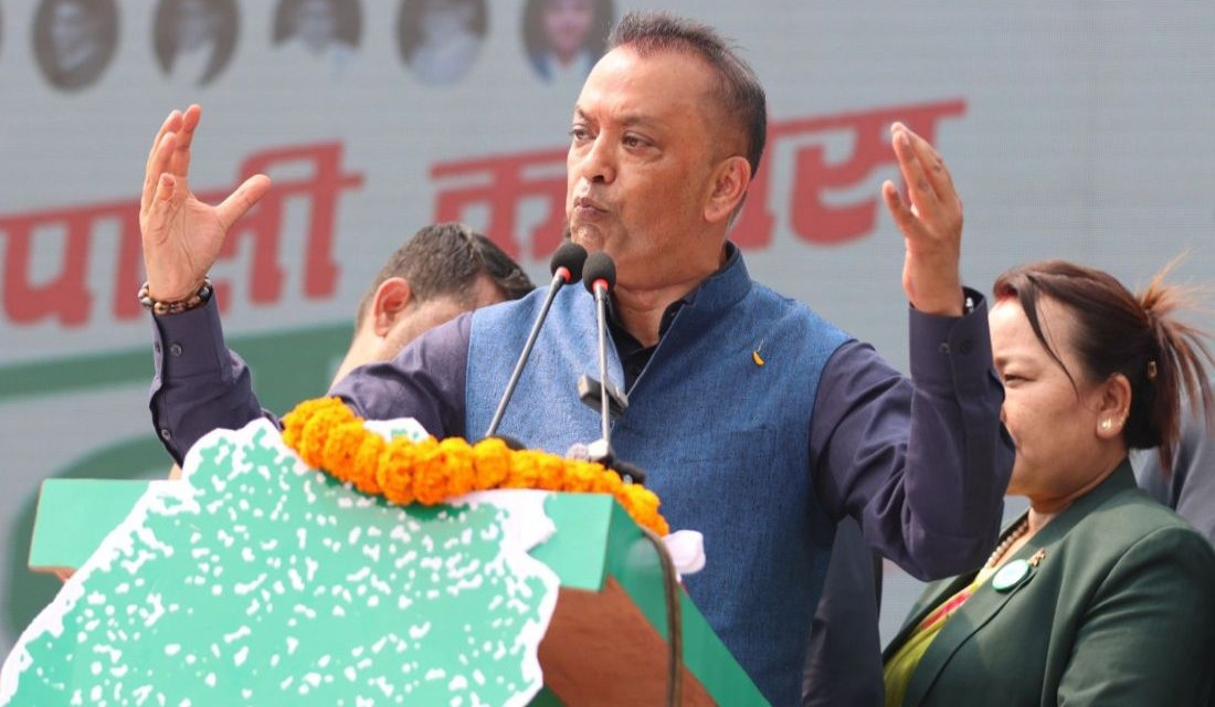 Give majority to Congress for good governance, development: NC president Thapa