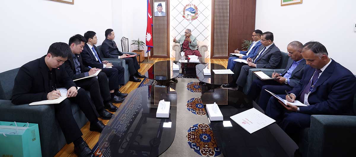 Chinese Ambassador calls on PM Karki, promises support for Nepal