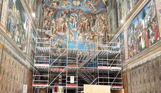 Climate forces restoration of Michelangelo art