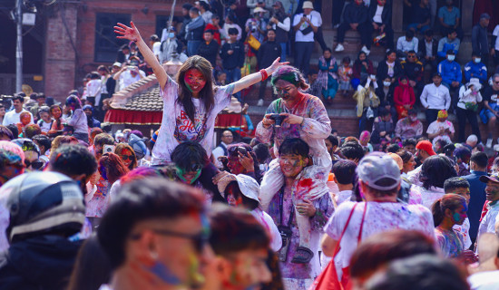 Holi celebration in Basantapur (Photo Feature)