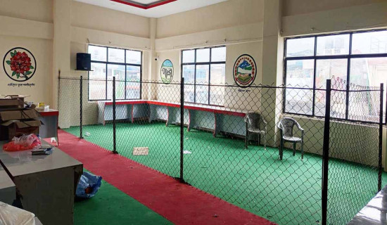 Vote-counting centers equipped with wire mesh, CCTV cameras ready in Baglung