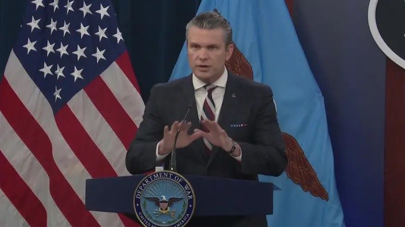 US submarine sank Iranian warship in Indian Ocean with torpedo, defence secretary says