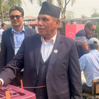 Voting is peacefully taking place in Kathmandu valley
