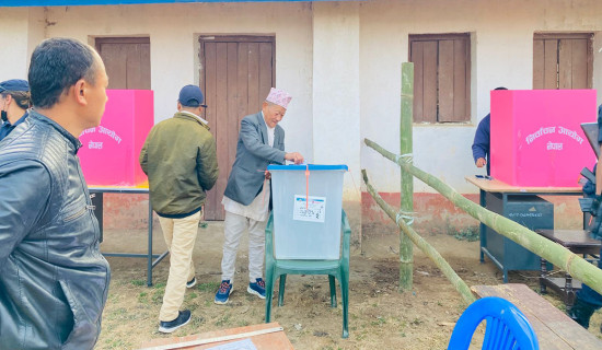 Sampang, Chair of Shram Sanskriti Party, votes from Dharan-18