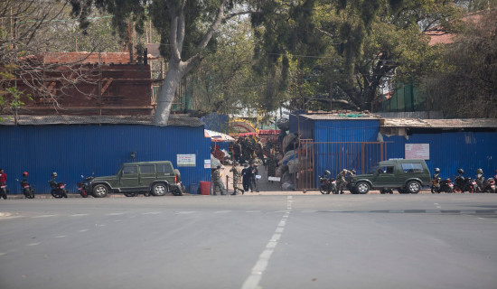 Nepal Army cast vote in Bhadrakali