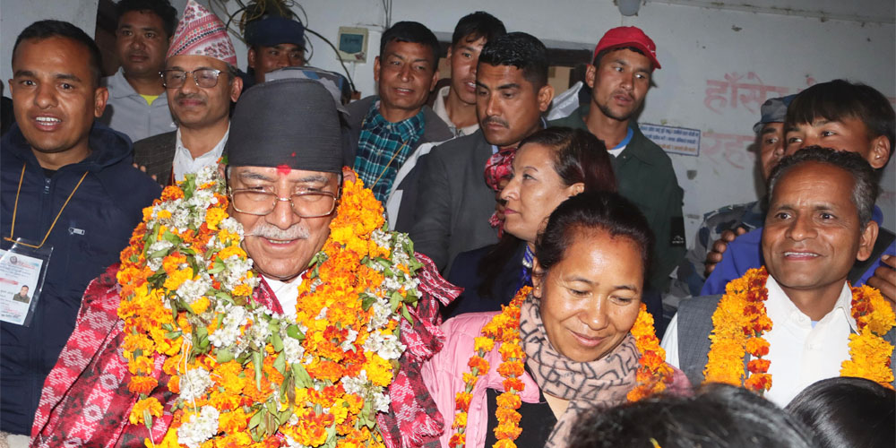 NCP coordinator Prachanda elected HoR member from Rukum Purba