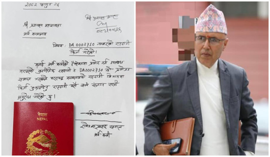 Finance Minister returns diplomatic passport