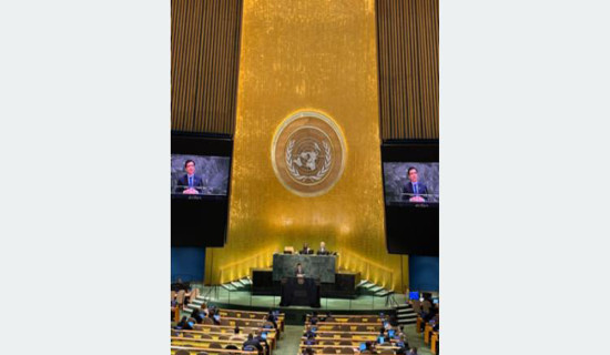 UN General Assembly adopts Nepal-proposed resolution on Int'l Wellness Day
