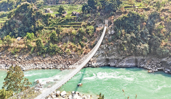 Bridge at Raksikot makes travel easier for locals