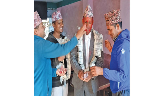 Election Police bid farewell in Mustang