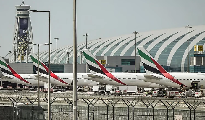 Flights temporarily suspended at Dubai's airport following nearby drone incident