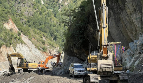 Reconstruction of Kavre section of BP Highway intensified