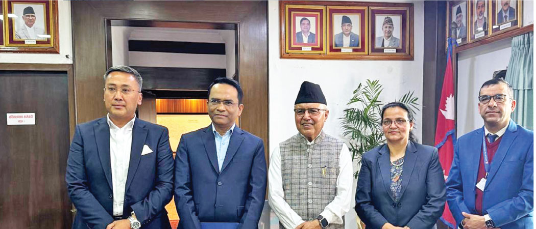 FM Khanal meets heads of financial sector regulators