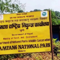 Students forced to take exams in the open