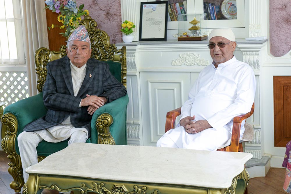 President extends condolences to  UML Chair Oli