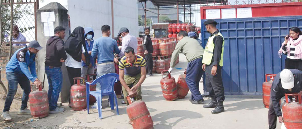 Supply of cooking gas, petroleum normal: NOC