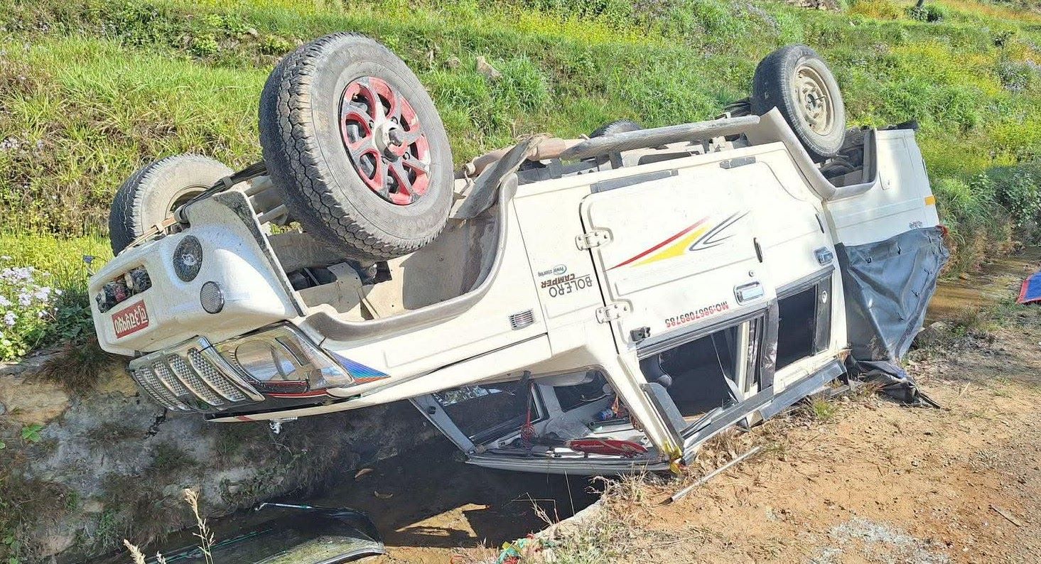 Seven injured in jeep accident in Baglung