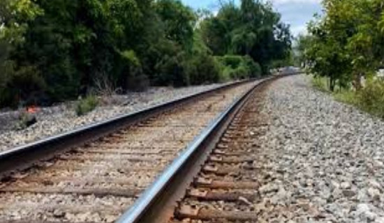 Railway expansion work halted due to compensation dispute