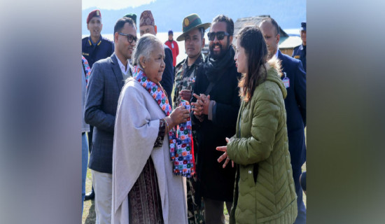 Prime Minister Karki visits Mugu and Jumla