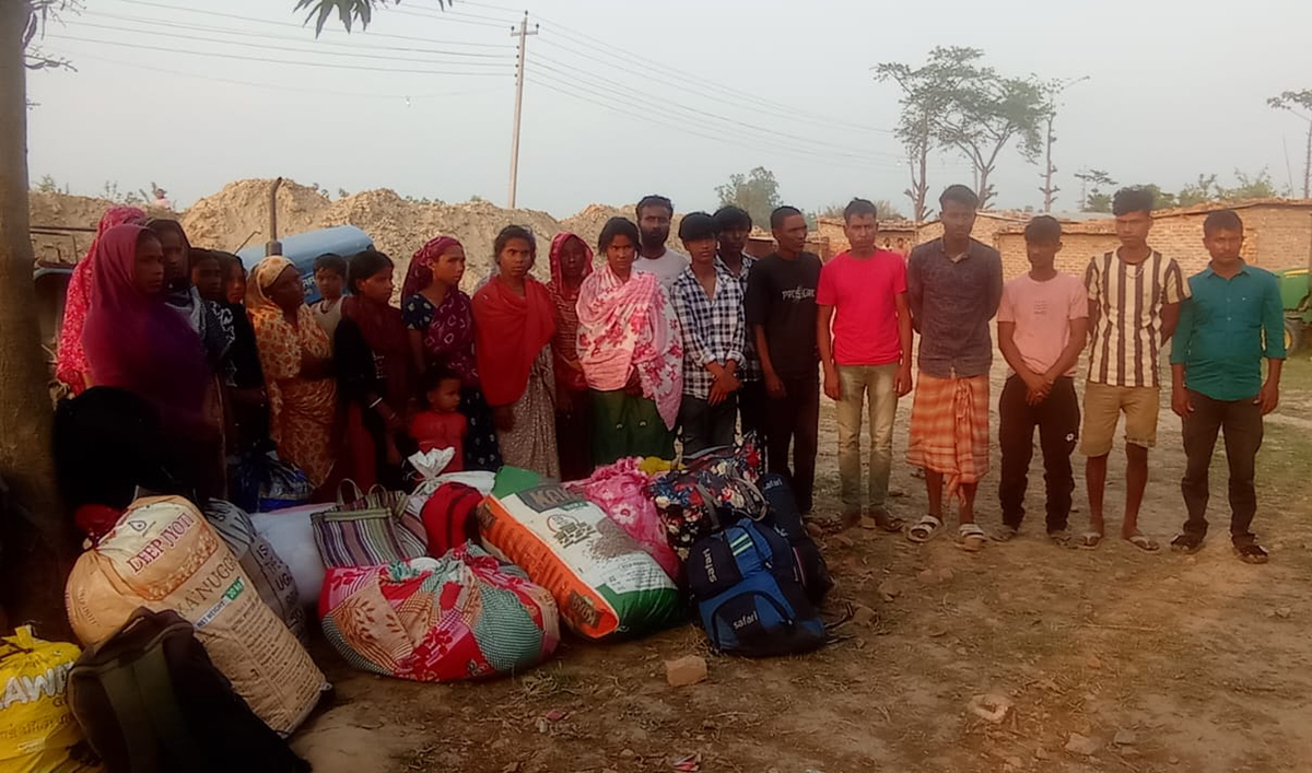 23 Indian workers rescued from brick kiln of Saptari