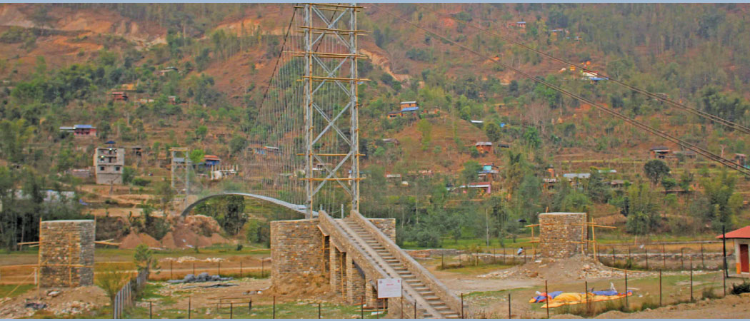 Suspension bridge brings relief to students