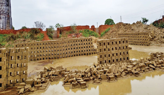 Rain causes millions in losses to brick industries
