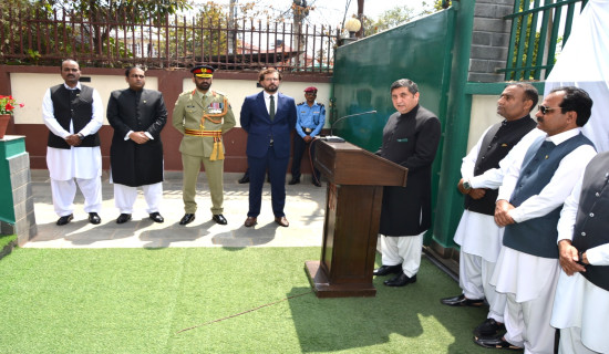 86th National Day of Pakistan: Embassy holds flag hoisting ceremony