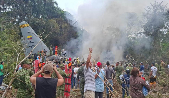 At least 66 killed in military plane crash in Colombia, head of armed forces says