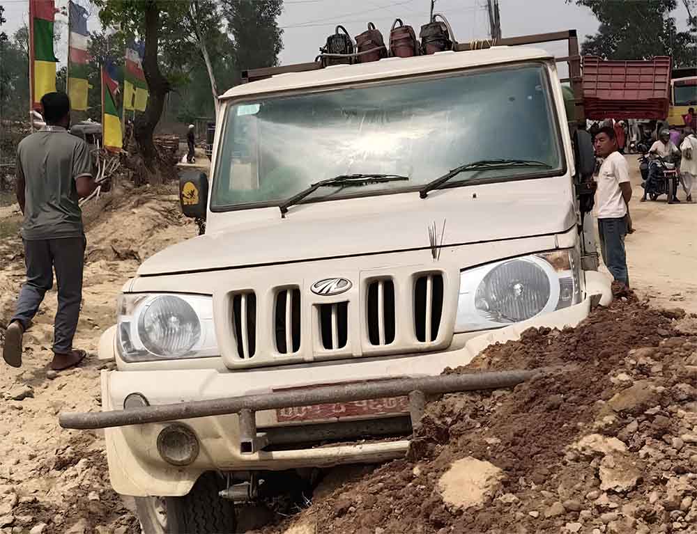 One dead, another injured when jeep hits bike from behind in Dhanusha
