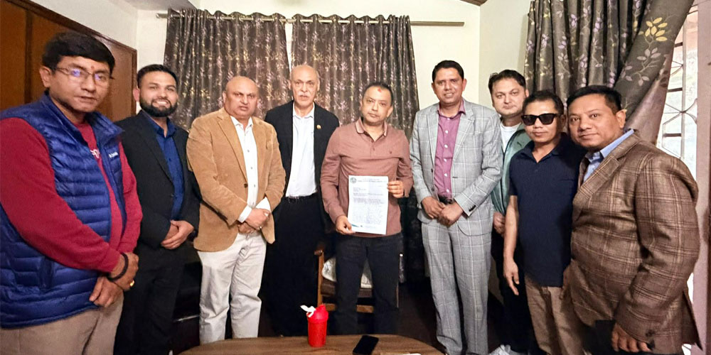 NC connects Nepalis living across globe: President Thapa