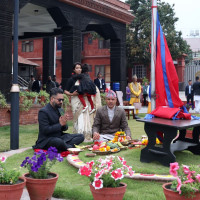 Octogenarian  meets PM