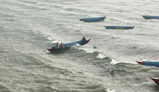 11 rescued from Phewa Lake in Pokhara after sudden windstorm