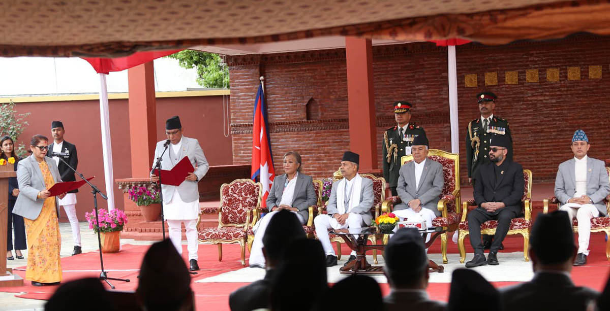 Bhandari takes oath as NA Vice Chair