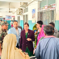 Communications Minister Sharma pays tribute to Pokhara plane crash dead