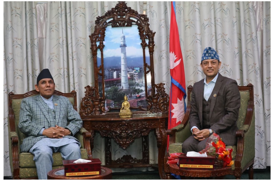 HoR Speaker Aryal, NA Chairman Dahal hold meeting
