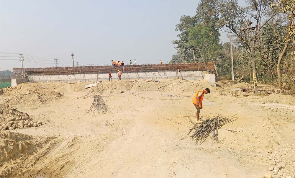 100 box culverts near completion along East-West Highway in Mades